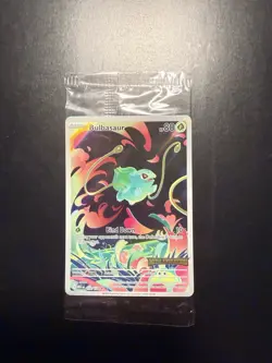 Pokemon TCG Bulbasaur IR 133/132 Mega Evolutions Stamped Promo Sealed - Image 1