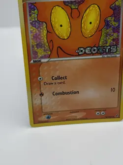Pokemon TCG Slugma 74/107 - EX Deoxys Reverse Holo Stamped - Image 4