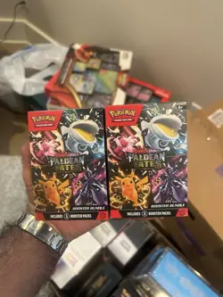 Pokemon Scarlet & Violet Paldean Fates Booster Bundle Factory Sealed Lot Of 2 - Image 1