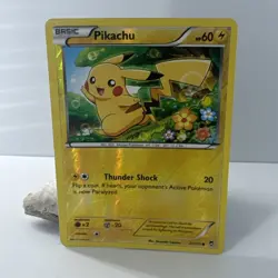 Pikachu 27/111 XY - Furious Fists Reverse Holo Pokemon 2014 - Image 1