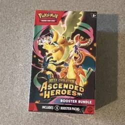 Pokemon TCG Mega Evolution Ascended Heroes Booster Bundle Box FACTORY SEALED - Image 1