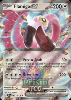 Flamigo ex 160/191 Double Rare Surging Sparks Pokemon - Image 1