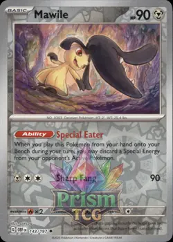 Mawile 143/197 Uncommon Reverse Holo Obsidian Flames Pokemon - Image 1