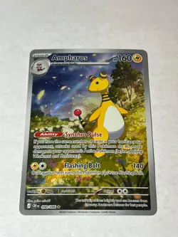 Ampharos 090/086 Holo Illustration Rare Chaos Rising Pokemon Near Mint - Image 1