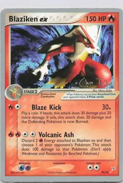 Pokemon TCG Blaziken ex World Championship 2004 Singles 89/95 - Image 1