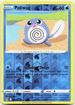 Poliwag 030/196 Common Lost Origin Pokemon Reverse Holo Near Mint - Image 1