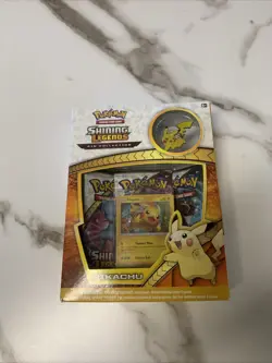Shining Legends Pikachu Pin Collection Pokemon TCG 2017 Factory Sealed - Image 1