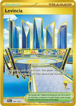 Levincia - 244/182 - Hyper Rare NM, English Pokemon Destined Rivals - Image 1