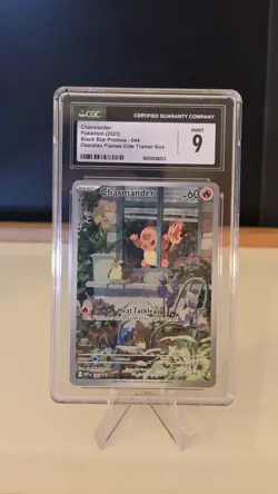 Charmander 044 CGC 9 Obsidian Flames ETB Promo Pokemon - Image 1