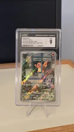 Charmander 044 CGC 9 Obsidian Flames ETB Promo Pokemon - Image 2