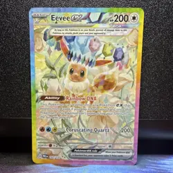 Pokemon Eevee ex 167/131 SV Prismatic Evolutions SIR Full Art Holo EN - Image 1