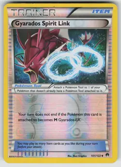 POKEMON GYARADOS SPIRIT LINK 101 UC BREAKPOINT HP REVERSE HOLO - Image 1