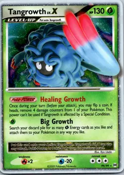 TANGROWTH LV.X 99/99 HOLO ULTRA RARE ARCEUS POKEMON NM - Image 1
