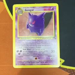 The Pokemon Company Gengar Fossil 20/62 Rare Regular English 80HP - Image 1