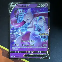 The Pokemon Company Mewtwo V SWSH223 SWSH Promo Holo English 220HP - Image 1