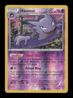 REVERSE HOLO HAUNTER UNCOMMON 34/83 MP POKEMON - Image 1