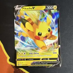 The Pokemon Company Pikachu V SWSH285 SWSH Promo Full Art Holo English 200HP - Image 1