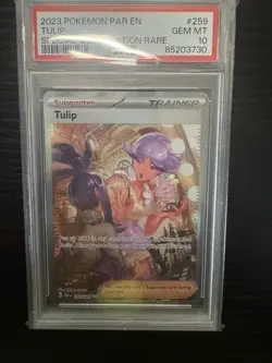 Tulip 259/182 PSA 10 - Scarlet & Violet Paradox Rift - Pokemon TCG - Image 1