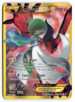 Gardevoir EX 116/114 Secret Rare Steam Siege Pokemon Lightly Played - Image 1
