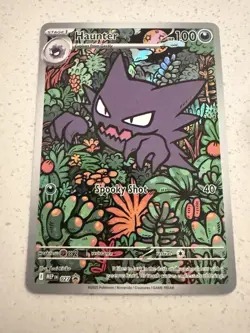 Pokemon TCG: Mega Evolutions Black Star (027) Promo: Haunter Illustration (NM) - Image 1