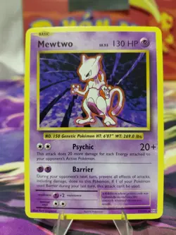Pokemon TCG Mewtwo 51/108 Non Holo Rare Evolutions XY NM Pack Fresh Fast Ship NM - Image 1