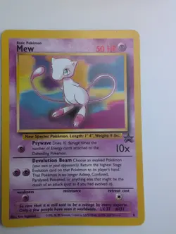 Pokemon TCG Mew 8 Promo Rare Wizards Black Star Promos - Image 1