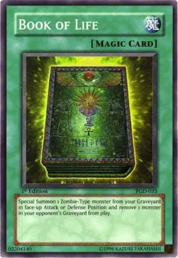 Book of Life PGD-033 Super Rare 1st Edition Yugioh HP - Image 1