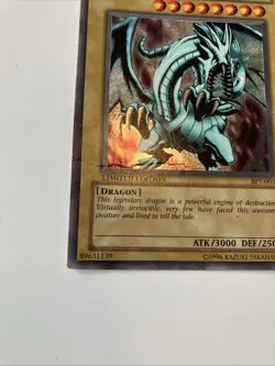 Yu-Gi-Oh! Blue-Eyes White Dragon BPT-003 Secret Holo, HP Condition - Image 2