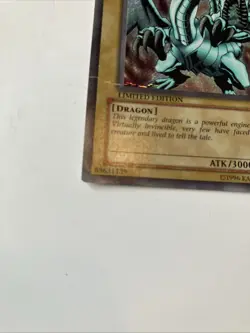 Yu-Gi-Oh! Blue-Eyes White Dragon BPT-003 Secret Holo, HP Condition - Image 4