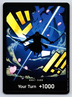 DON!! Card (Zoro) DON!! Premium Booster -The Best- One Piece Lightly Played - Image 1
