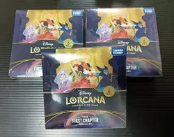 PSL 3BOXes LORCANA Disney Booster box The First Chapter Japanese Card New Sealed - Image 1