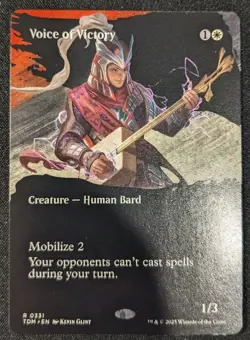 Voice of Victory (Borderless) Tarkir: Dragonstorm Regular - Image 1