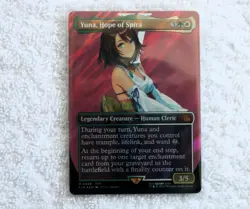 Yuna, Hope of Spira (Borderless) (Surge Foil) Final Fantasy MTG Magic - Image 1
