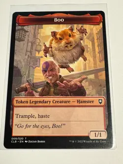 Boo Token Commander Legends: Battle for Baldur's Gate Regular NM MTG - Image 1
