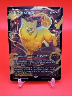 Enduring Courage (Showcase) (Foil) MTG Duskmourn: House of Horror NM - Image 1