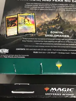 MTG LOTR Commander Decks Sealed Food and Fellowship & Riders Of Rohan Lot of 2 - Image 3