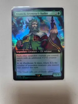 TROMELL, SEYMOUR'S BUTLER Extended Art Foil #0162 | NM | MTG: Final Fantasy - Image 1