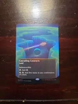 MTG Edge of Eternities-Stellar Sights: Cascading Cataracts 0050(Borderless Foil) - Image 1