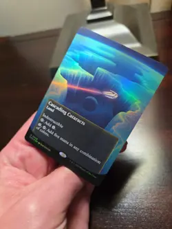 MTG Edge of Eternities-Stellar Sights: Cascading Cataracts 0050(Borderless Foil) - Image 3