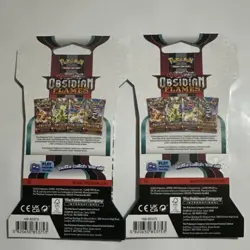 Pokemon Scarlet & Violet Obsidian Flames Booster Packs 2x English TCG 2023 - Image 2