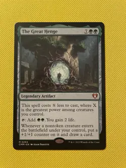 The Great Henge Commander Masters (cmm) M 0294 Near Mint Condition 🔥🌲 EDH MTG - Image 1
