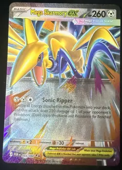 Mega Skarmory ex Perfect Order 055/088 Holo Pokemon TCG NM - Image 1