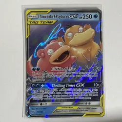 Pokemon TCG Slowpoke Psyduck GX Holo Card 35/236 Unified Minds Mint *READ* - Image 3