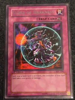 Yu-Gi-Oh! TCG Curse of Darkness Invasion of Chaos IOC-106 1st Edition Rare VLP - Image 1
