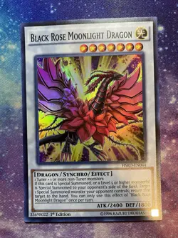 Yu Gi Oh Black Rose Moonlight Dragon (HSRD-EN044) 1st edition (NM) - Image 1