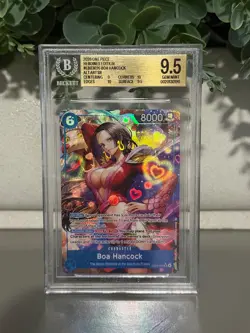 2026 ONE PIECE EB03-EXTRA BOOSTER HEROINES EDITION ALT ART BOA HANCOCK PSA 10 - Image 1