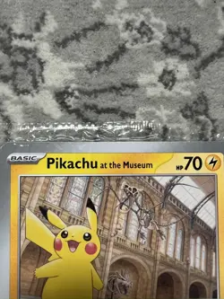Pokemon TCG Pikachu At The Museum Jumbo Card Promo (Sealed) - Image 4