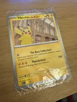 Pokemon Pikachu at the Museum Oversize Promo Jumbo card - Sealed - Image 2