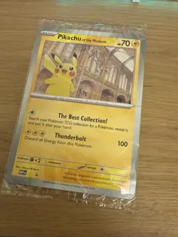Pokemon Pikachu at the Museum Oversize Promo Jumbo card - Sealed - Image 3