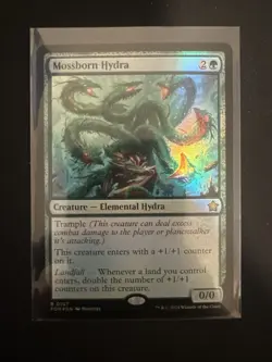 MTG Magic the Gathering Mossborn Hydra (Rare) Foundations NM FOIL - Image 1